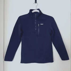 Patagoinia Better Sweater 1/4 zip fleece - EUC - Kid's size L
